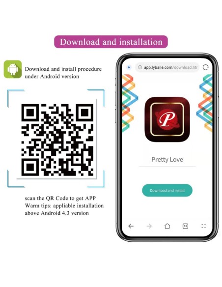 PRETTY LOVE - JAYLEEN VIBRADOR APP CONTROL REMOTO LILA 