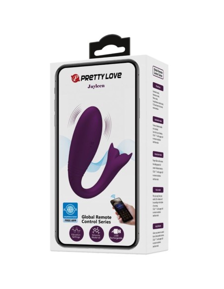 PRETTY LOVE - JAYLEEN VIBRADOR APP CONTROL REMOTO LILA 