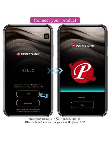 PRETTY LOVE - ELVIRA KEGEL BALLS APP CONTROL REMOTO MORADO 