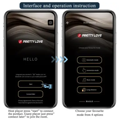 Anthony Vibrador Anal y Perineal APP Control Negro