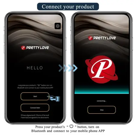 Anthony Vibrador Anal y Perineal APP Control Negro