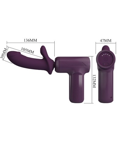 PRETTY LOVE - DJ SCHOLAR MASAJEADOR 5 CONFIGURACIONES MORADO 