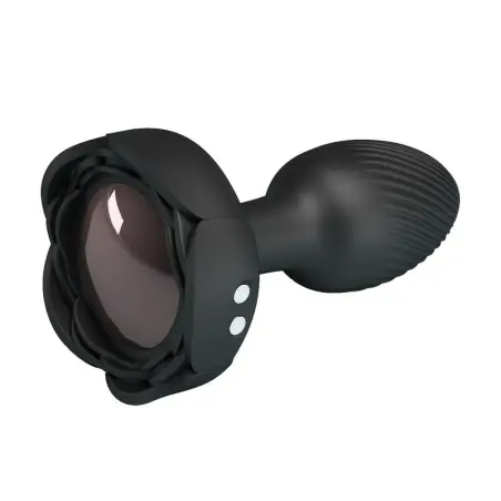 Plug Anal Vibrador 10 Modos Recargable Negro | Pretty Love