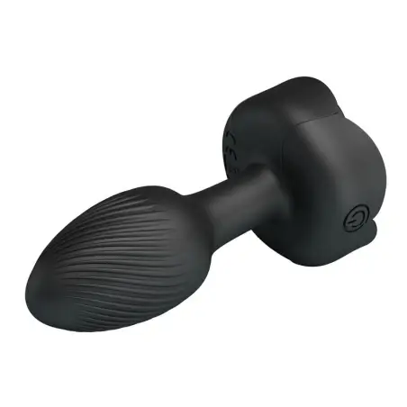 Plug Anal Vibrador 10 Modos Recargable Negro | Pretty Love