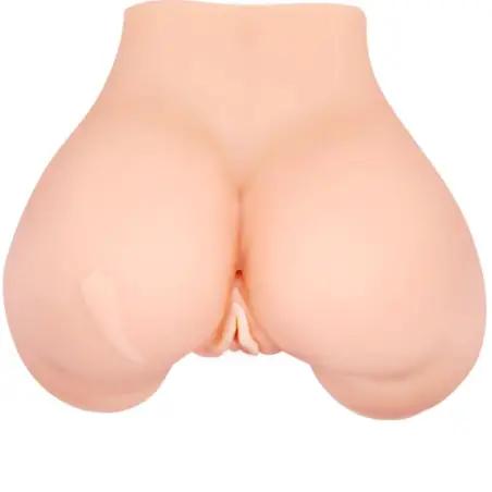 Vagina y Ano con Malla Realista con Vibración | Crazy Bull