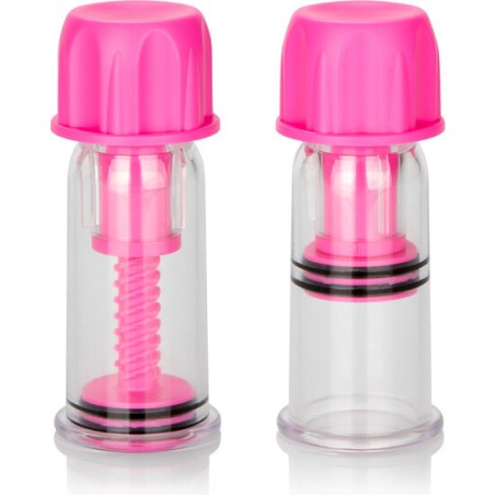 CALEXOTICS - VACCUM TWIST ONDAS ESTIMULADORASES PEZONES ROSA CALEXOTICS