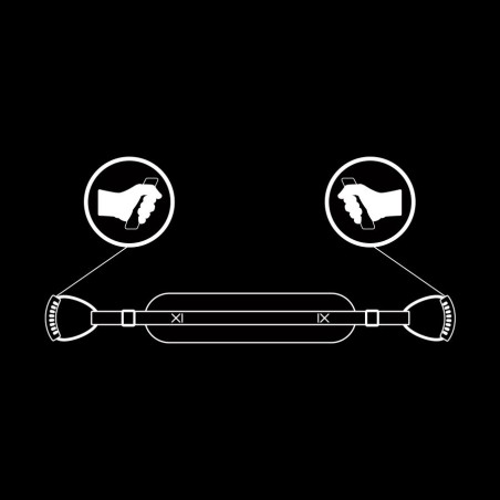 FETISH SUBMISSIVE - ARNÉS PARA HACERLO ESTILO PERRITO CON FORRO DE NEOPRENO FETISH SUBMISSIVE BONDAGE