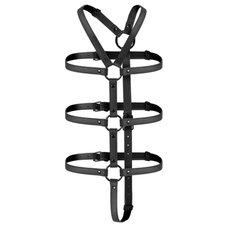 FETISH SUBMISSIVE BONDAGE - ARNÉS AJUSTABLE TORSO Y BRAZOS FETISH SUBMISSIVE BONDAGE