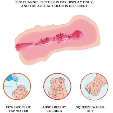 Masturbador Water Skin Vagina con Balas Vibradoras