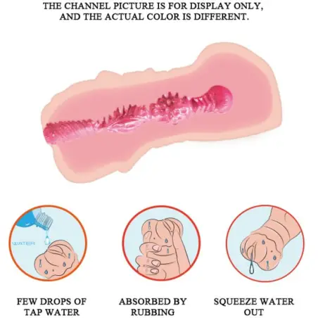 Masturbador Water Skin Vagina con Balas Vibradoras