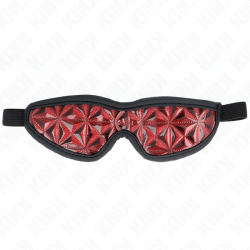 KINK - VENDA CON PATRÓN DE DIAMANTES ROJO 20.5 x 6 CM KINK MASKED ALLURE