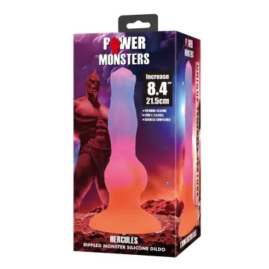 Power Monsters Hercules Dildo 21,5 cm - Silicona y Ventosa