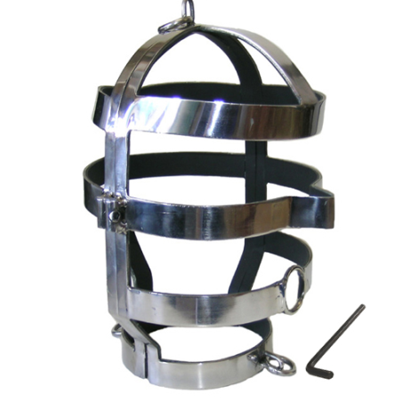 METAL HARD - MASCARA CON COLLAR ACERO METAL HARD