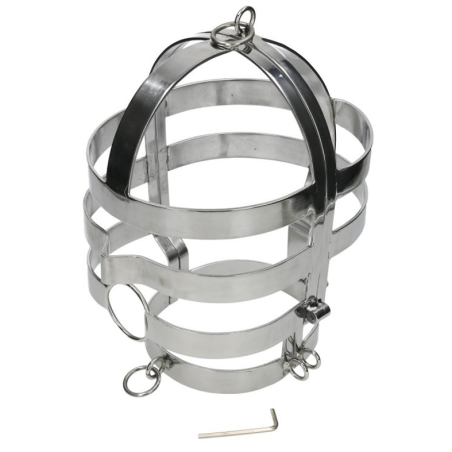 METAL HARD - MASCARA CON COLLAR ACERO METAL HARD