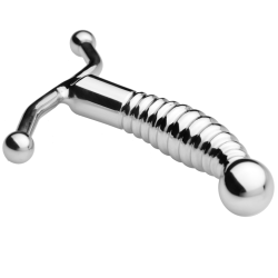 METAL HARD - MASAJEADOR PROSTÁTICO ACERO METAL HARD