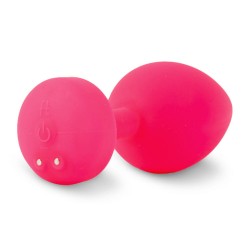G-VIBE - FUNTOYS GPLUG ANAL VIBRADOR RECARGABLE PEQUEÑO ROSA NEON 3CM G-VIBE 2
