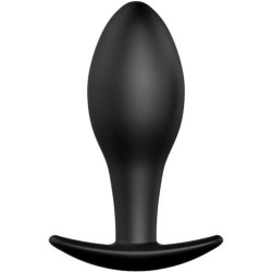 PRETTY LOVE - PLUG ANAL SILICONA ANCLA 8.5 CM NEGRO PRETTY LOVE BOTTOM