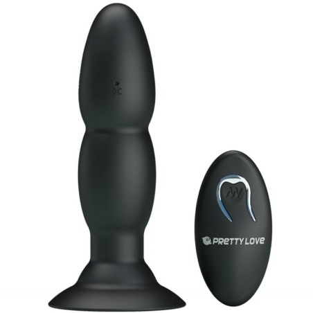 PRETTY LOVE - PLUG VIBRADOR Y ROTACIÓN POR CONTROL REMOTO PRETTY LOVE BOTTOM