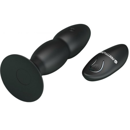 PRETTY LOVE - PLUG VIBRADOR Y ROTACIÓN POR CONTROL REMOTO PRETTY LOVE BOTTOM