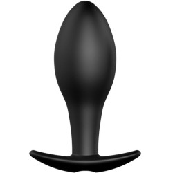 PRETTY LOVE - PLUG ANAL SILICONA FORMA ANCLA 12 MODOS VIBRACIÓN NEGRO PRETTY LOVE BOTTOM