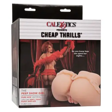 The Peep Show Girl Doble Masturbador Realístico Natural