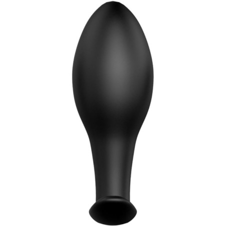 PRETTY LOVE - PLUG ANAL SILICONA FORMA ANCLA 12 MODOS VIBRACIÓN NEGRO PRETTY LOVE BOTTOM
