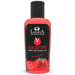 INTIMATELINE LUXURIA - VOLUPTAS GEL MASAJE COMESTIBLE EFECTO CALOR - FRESA 100 ML INTIMATELINE LUXURIA