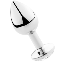 SECRETPLAY - PLUG ANAL ALUMINIO TRANSPARENTE 8 CM SECRETPLAY TOYS