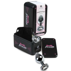 SECRETPLAY - PLUG ANAL ALUMINIO TRANSPARENTE 8 CM SECRETPLAY TOYS 2