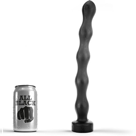 ALL BLACK - ANAL PLUG BALL 32 CM ALL BLACK