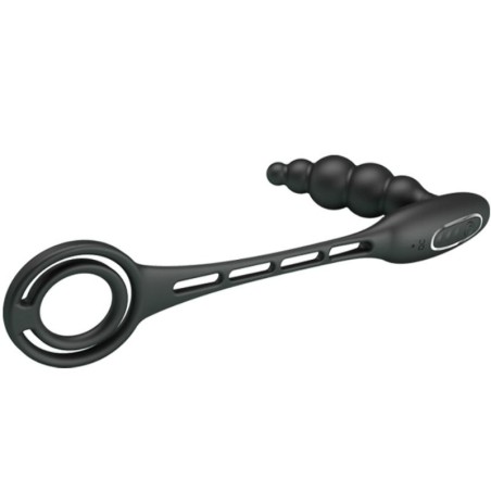 PRETTY LOVE - ANILLOS PENE CON PLUG VIBRADOR PRETTY LOVE