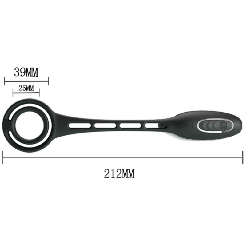 PRETTY LOVE - ANILLOS PENE CON PLUG VIBRADOR 