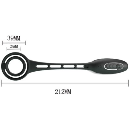 PRETTY LOVE - ANILLOS PENE CON PLUG VIBRADOR PRETTY LOVE
