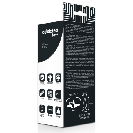 ADDICTED TOYS - ANAL PLUG 14.5 CM NEGRO ADDICTED TOYS