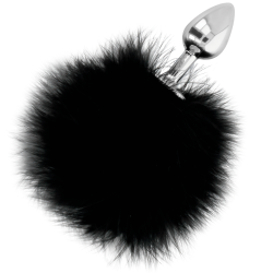 DARKNESS - EXTRA BUTTPLUG ANAL CON COLA NEGRO 7 CM DARKNESS ANAL 2