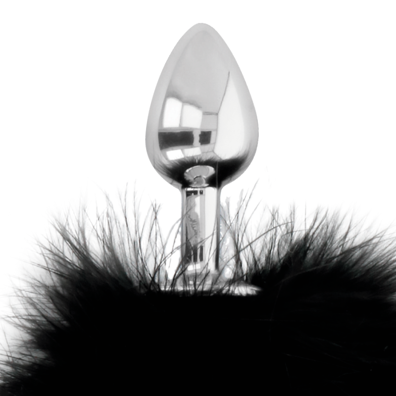 DARKNESS - EXTRA BUTTPLUG ANAL CON COLA NEGRO 7 CM 
