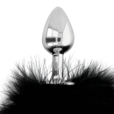 DARKNESS - EXTRA BUTTPLUG ANAL CON COLA NEGRO 7 CM DARKNESS ANAL