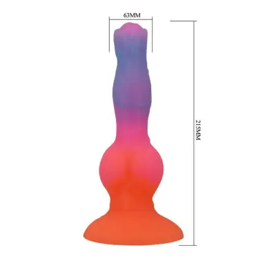 Power Monsters Hercules Dildo 21,5 cm - Silicona y Ventosa