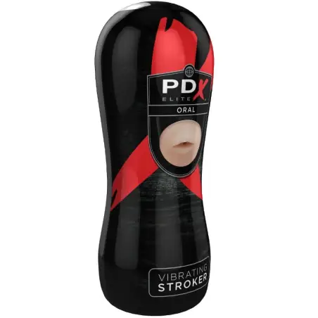 Masturbador con Vibración Boca - Sumergible | Pdx Elite