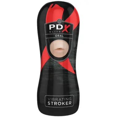 Masturbador con Vibración Boca - Sumergible | Pdx Elite