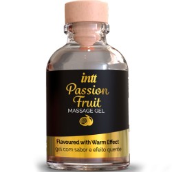 INTT MASSAGE & ORAL SEX - GEL DE MASAJE SABOR A FRUTA DE LA PASIÓN EFECTO CALOR INTT MASSAGE & ORAL SEX