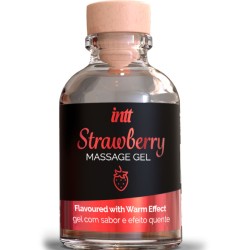 INTT MASSAGE & ORAL SEX - GEL DE MASAJE SABOR A FRESA EFECTO CALOR INTT MASSAGE & ORAL SEX