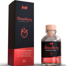 INTT MASSAGE & ORAL SEX - GEL DE MASAJE SABOR A FRESA EFECTO CALOR INTT MASSAGE & ORAL SEX 2