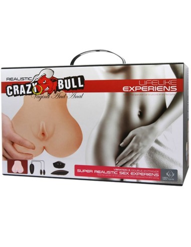 CRAZY BULL - VAGINA Y ANO REALÍSTICOS CON VIBRACIÓN POSICIÓN 7 