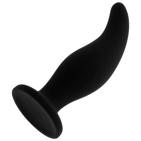 OHMAMA - PLUG ANAL SILICONA CURVADO PUNTO P 12 CM OHMAMA