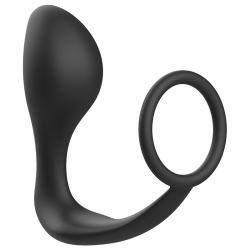 ADDICTED TOYS - PLUG ANAL CON ANILLO SILICONA NEGRO ADDICTED TOYS 2