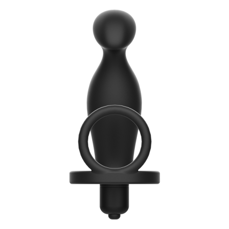 ADDICTED TOYS - PLUG ANAL CON ANILLO SILICONA NEGRO 12 CM ADDICTED TOYS