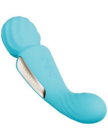 LELO - SWITCH VIBRADOR WANDA ESTIMULACIÓN DOBLE CELESTE 