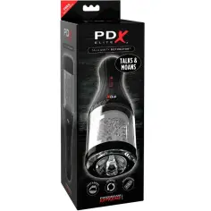 PDX ELITE - MASTURBADOR CON SONIDO TALK DIRTY ROTOBATOR 2