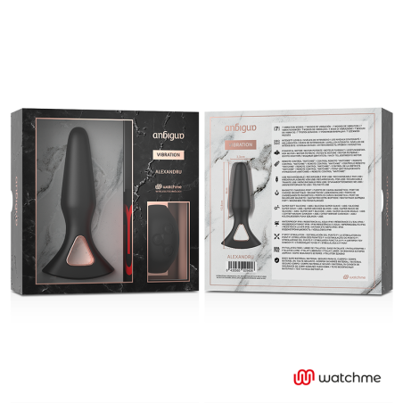 ANBIGUO - WATCHME CONTROL REMOTO VIBRADOR PLUG ANAL ALEXANDRU ANBIGUO